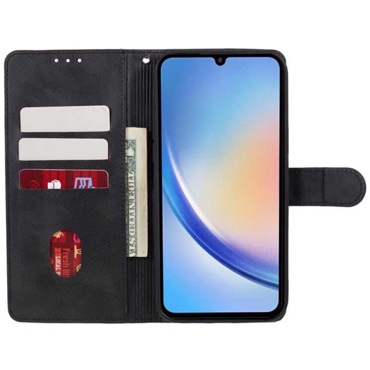 Чохол-книжка Deexe Classic Stand для Samsung Galaxy M35 (M356) - Black: фото 2 з 7