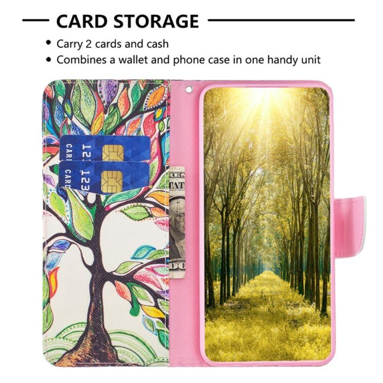 Чехол-книжка Deexe Color Wallet для Samsung Galaxy S24 (S921) / Galaxy S25 (S931) - Plum Blossom: фото 7 из 7