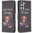 Чехол-книжка Deexe Color Wallet для Samsung Galaxy S24 (S921) / Galaxy S25 (S931) - Bear (347149A)
