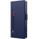 Чохол-книжка Deexe Eclipse Wallet для Motorola Moto G35 - Blue (367925L). Фото 3 з 8