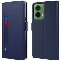 Чохол-книжка Deexe Eclipse Wallet для Motorola Moto G35 - Blue: фото 1 з 8