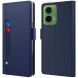 Чохол-книжка Deexe Eclipse Wallet для Motorola Moto G35 - Blue (367925L). Фото 1 з 8