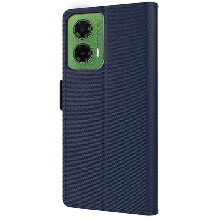 Чохол-книжка Deexe Eclipse Wallet для Motorola Moto G35 - Blue: фото 4 з 8