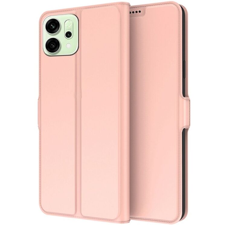 Чохол-книжка Deexe Faro Wallet для OPPO Reno 14 5G - Rose Gold: фото 1 з 7
