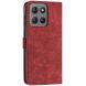 Чехол-книжка Deexe Lines Series для Motorola Moto G15 - Red (372627R). Фото 5 из 11