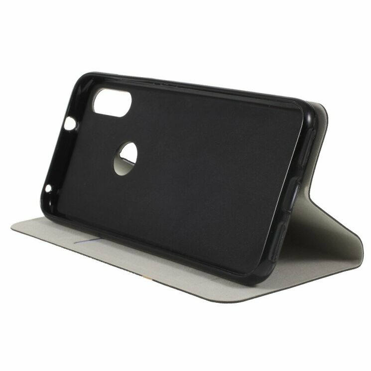 Чехол-книжка Deexe Lines Texture для Xiaomi Mi Play - Black: фото 4 из 6