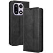 Чехол-книжка Deexe Retro Style для OnePlus 15 - Black (391307B)