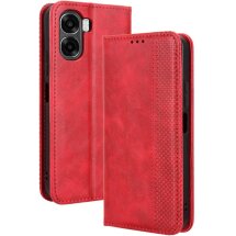 Чохол-книжка Deexe Retro Style для OPPO A6x - Red: фото 1 з 19