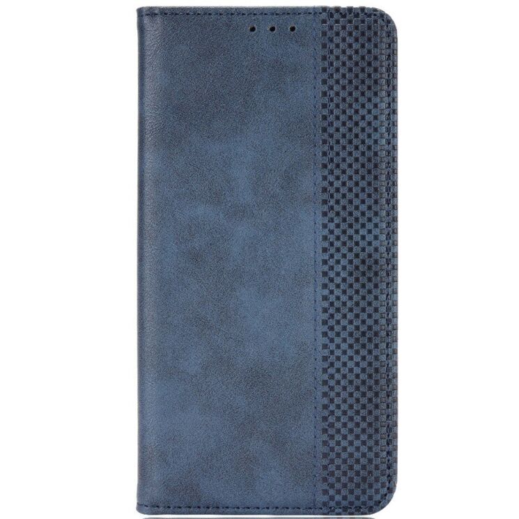 Чехол-книжка Deexe Retro Style для OPPO Reno 16 F/FS - Blue: фото 4 из 17