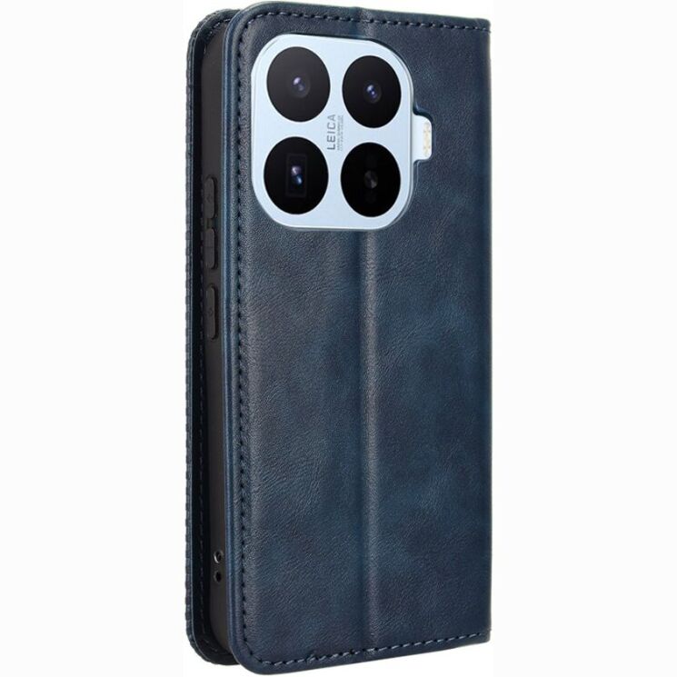 Чехол-книжка Deexe Retro Style для Xiaomi 17T Pro - Blue: фото 8 из 18