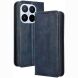 Чехол-книжка Deexe Retro Style для Xiaomi 17T Pro - Blue (422318L). Фото 1 из 18