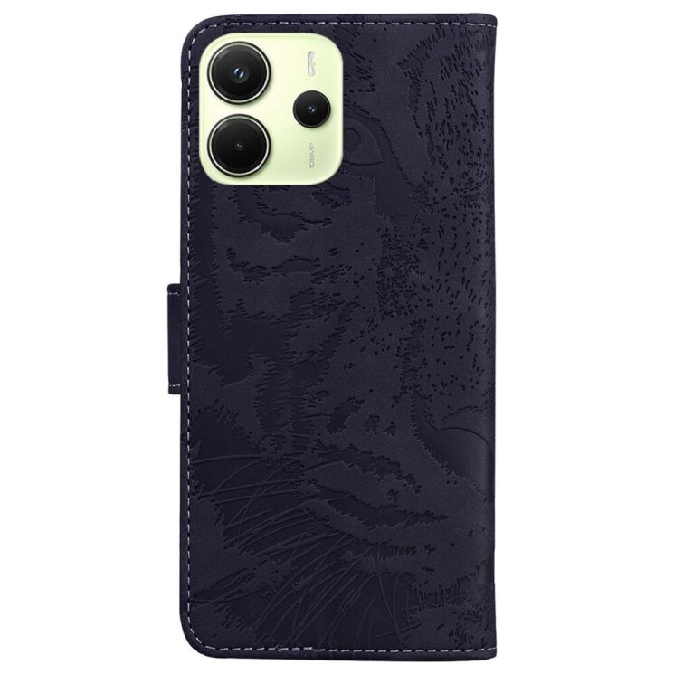 Чехол-книжка Deexe Tiger для Xiaomi Redmi Note 14 4G - Black: фото 6 из 7