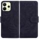 Чехол-книжка Deexe Tiger для Xiaomi Redmi Note 14 4G - Black (373462B). Фото 1 из 7
