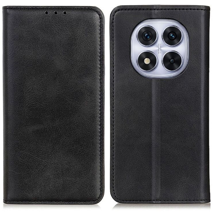 Чехол-книжка Deexe Wallet Case для Xiaomi Redmi Note 14 Pro - Black: фото 1 из 7