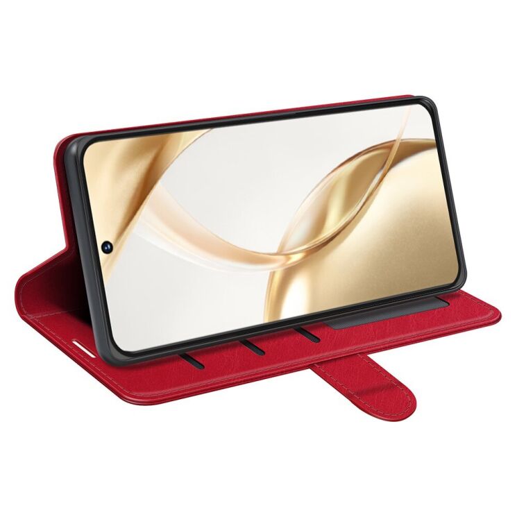 Чехол-книжка Deexe Wallet Style для Honor 200 - Red: фото 3 из 6