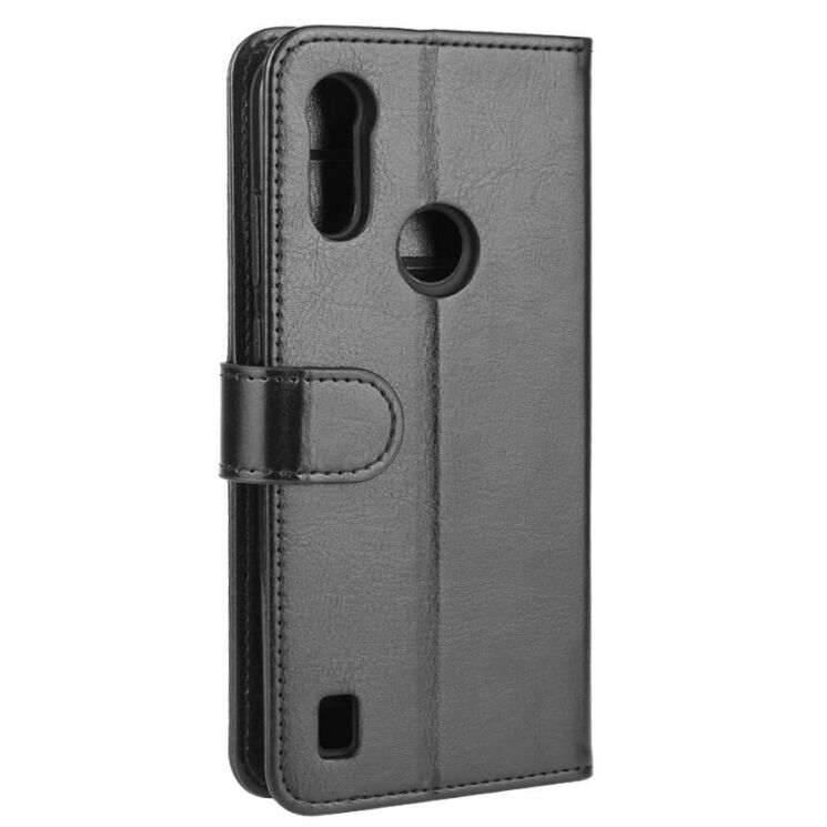 Чехол-книжка Deexe Wallet Style для Motorola Moto E6S / Moto E6i - Black: фото 7 из 8