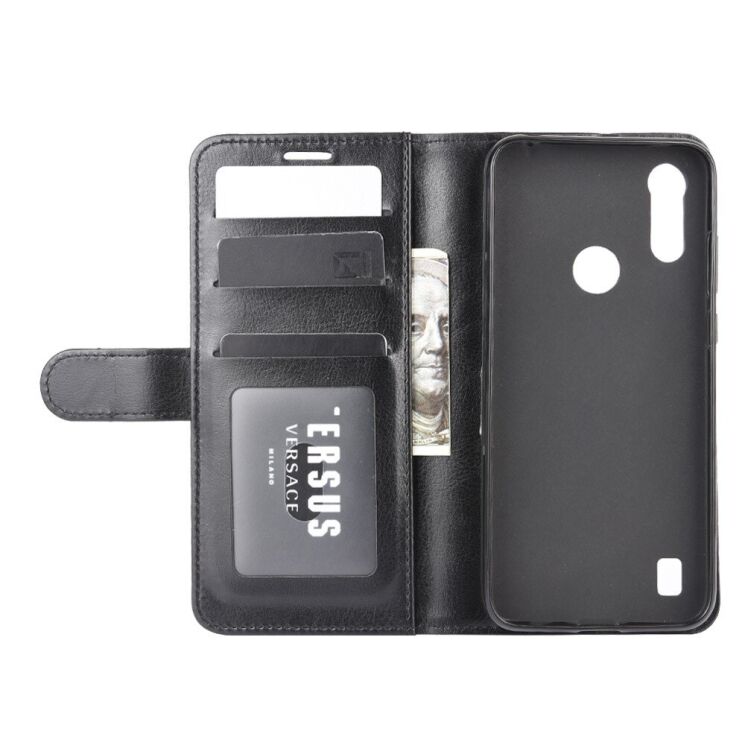 Чехол-книжка Deexe Wallet Style для Motorola Moto E6S / Moto E6i - Black: фото 4 из 8