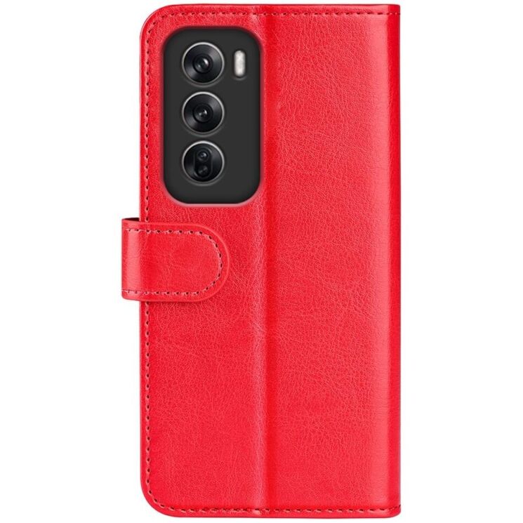 Чехол-книжка Deexe Wallet Style для OPPO Reno 12 Pro - Red: фото 5 из 9