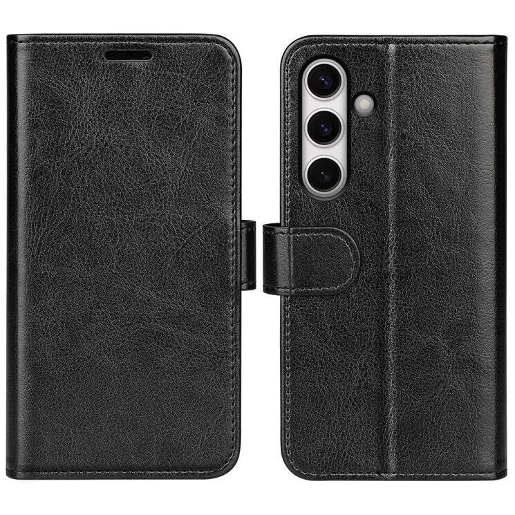 Чехол-книжка Deexe Wallet Style для Samsung Galaxy S24 FE (S721) - Black: фото 1 из 9