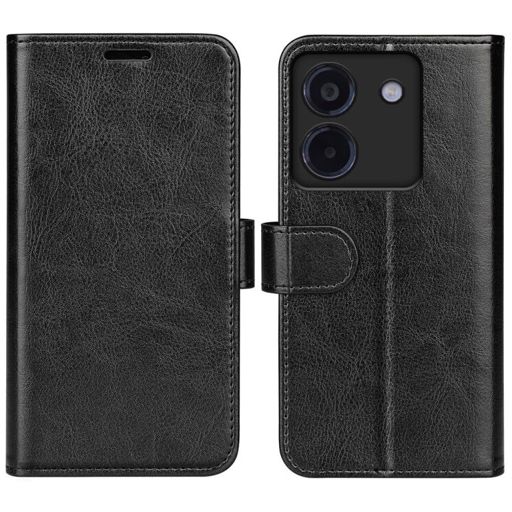 Чехол-книжка Deexe Wallet Style для Xiaomi Poco M7 Pro - Black: фото 1 из 9