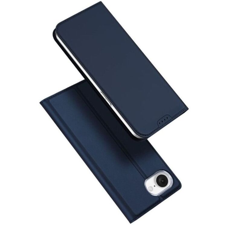 Чохол-книжка DUX DUCIS Skin Pro для Apple iPhone 16e - Blue: фото 1 з 9