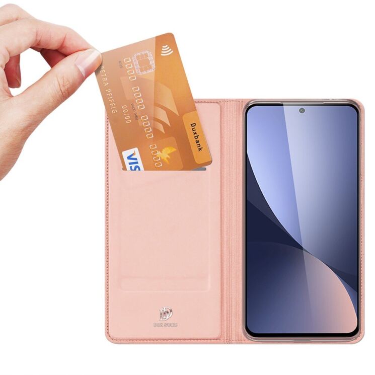 Чохол-книжка DUX DUCIS Skin Pro для Xiaomi 12 / 12X - Pink: фото 5 з 17