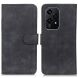 Чехол-книжка KHAZNEH Retro Wallet для Honor 200 Lite - Black (363105B). Фото 1 из 9