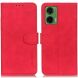 Чехол-книжка KHAZNEH Retro Wallet для Motorola Moto G35 - Red (367904R). Фото 1 из 8