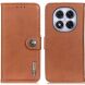 Чехол-книжка KHAZNEH Wallet Cover для Xiaomi Redmi Note 14 Pro 5G / Note 14 Pro Plus / Poco X7 - Brown (373267Z). Фото 1 из 8