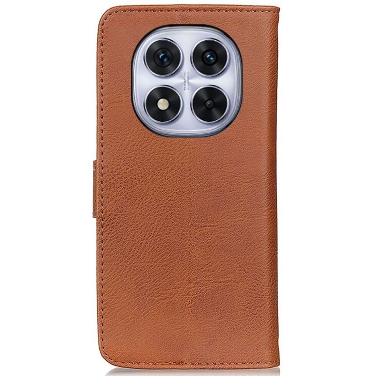 Чехол-книжка KHAZNEH Wallet Cover для Xiaomi Redmi Note 14 Pro 5G / Note 14 Pro Plus / Poco X7 - Brown: фото 6 из 8