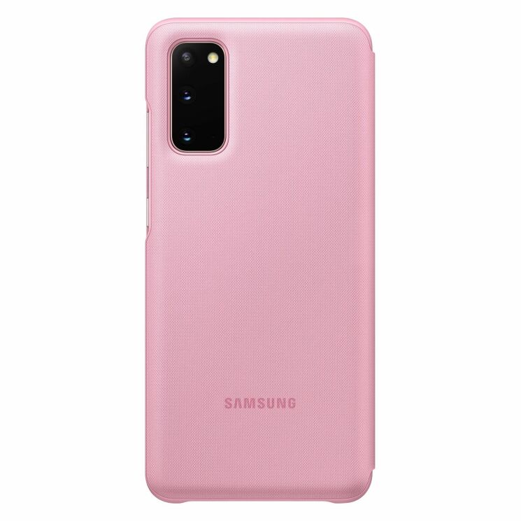 Чехол-книжка LED View Cover для Samsung Galaxy S20 (G980) EF-NG980PPEGRU - Pink: фото 2 из 2