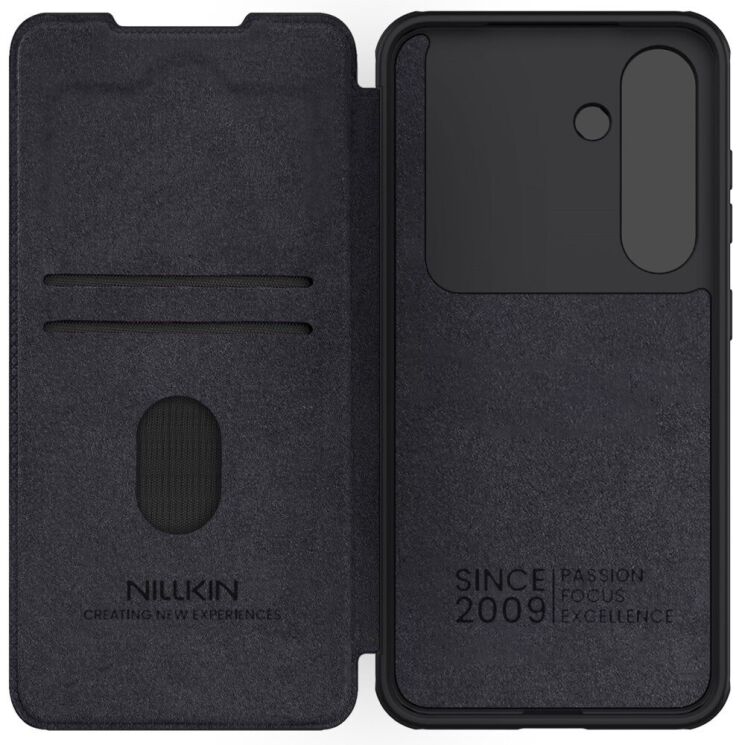 Чохол-книжка NILLKIN Qin Pro для Samsung Galaxy S25 Plus (S936) - Black: фото 6 з 18