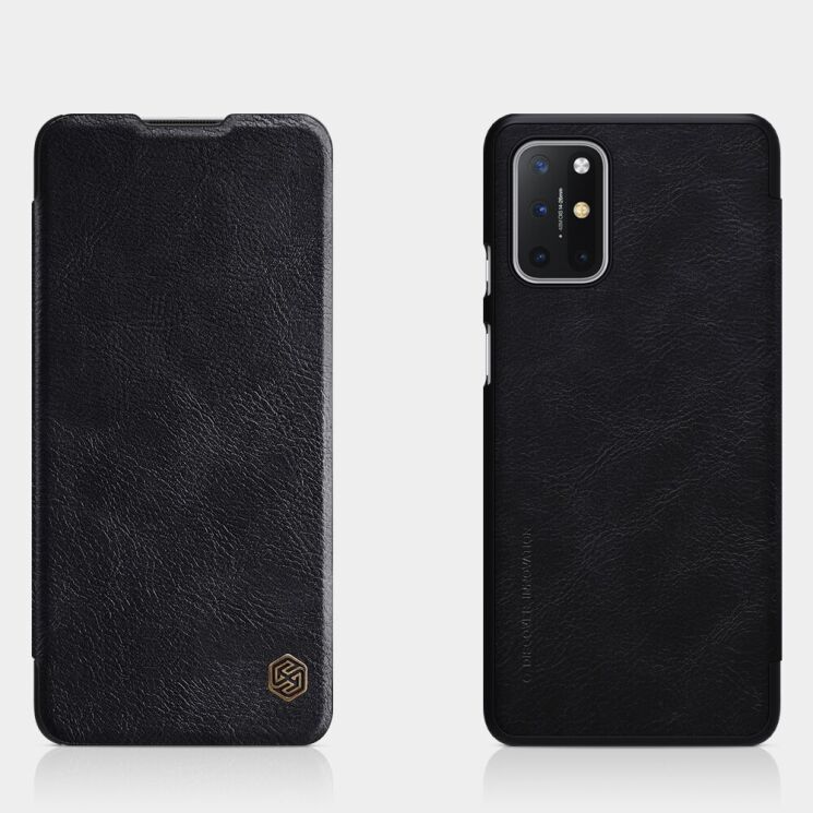 Чехол-книжка NILLKIN Qin Series для OnePlus 8T - Black: фото 5 из 18