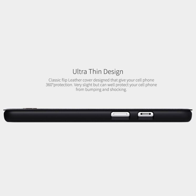 Чехол-книжка NILLKIN Qin Series для OnePlus 8T - Black: фото 11 из 18