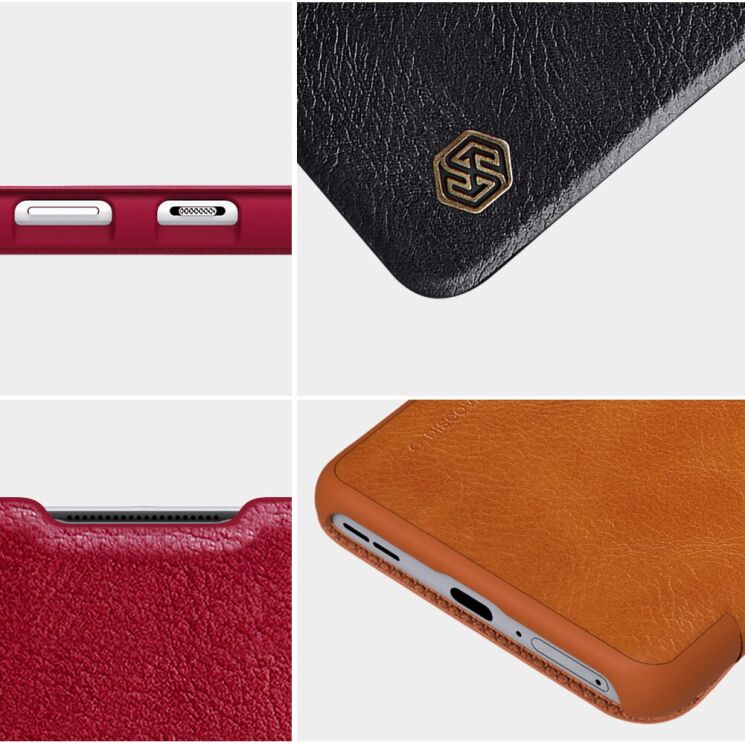 Чехол-книжка NILLKIN Qin Series для OnePlus 8T - Black: фото 17 из 18