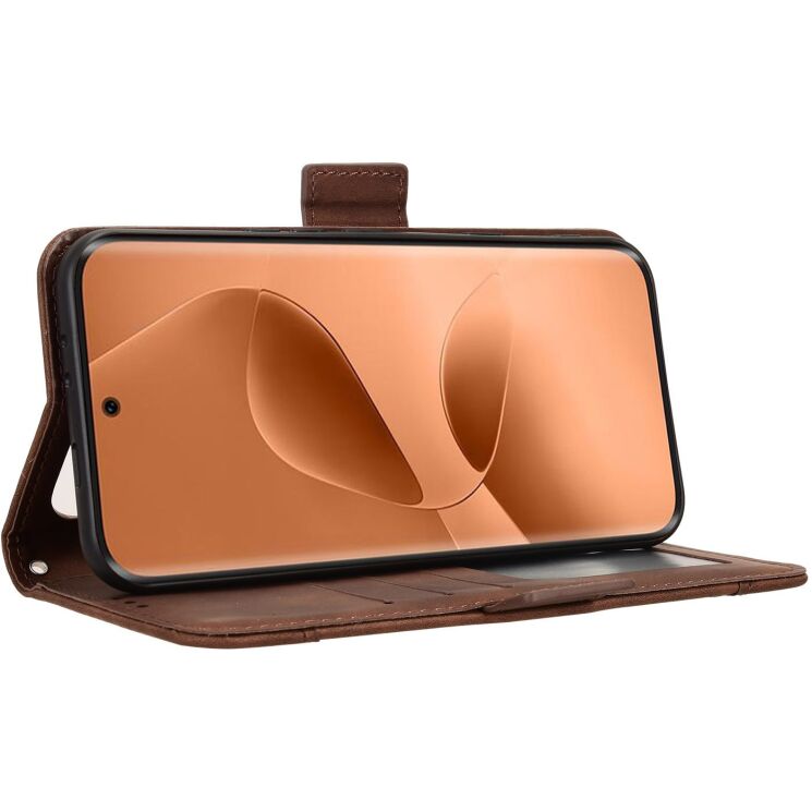 Чехол-книжка с карманами Deexe Wallet Stand для Infinix Note Edge - Brown (409201Z) Чехол-книжка с карманами Deexe Wallet Stand для Infinix Note Edge - Brown: фото 6 из 15