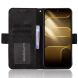 Чехол-книжка с карманами Deexe Wallet Stand для TECNO Spark 50 - Black (432404B). Фото 5 из 17