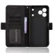 Чехол-книжка с карманами Deexe Wallet Stand для TECNO Spark 50 - Black (432404B). Фото 4 из 17
