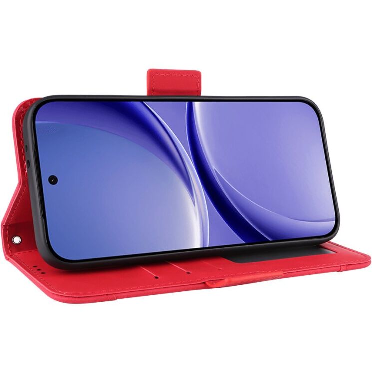 Чохол-книжка з кишеньками Deexe Wallet Stand для Xiaomi Poco X8 Pro - Red: фото 6 з 17