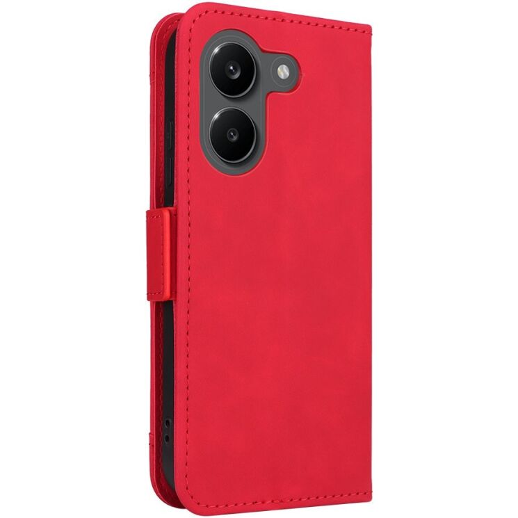 Чохол-книжка з кишеньками Deexe Wallet Stand для Xiaomi Poco X8 Pro - Red: фото 7 з 17