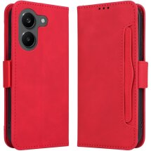 Чохол-книжка з кишеньками Deexe Wallet Stand для Xiaomi Poco X8 Pro - Red: фото 1 з 17