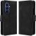 Чехол-книжка с карманами Deexe Wallet Stand (FF) для Samsung Galaxy Fold 8 Ultra - Black: фото 1 из 8