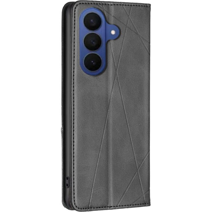 Чохол-книжка з кишеньками UniCase Geometric Pattern для Samsung Galaxy A18 / A17 (A175) / A26 (A266) - Black: фото 3 з 10