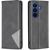Чохол-книжка з кишеньками UniCase Geometric Pattern для Samsung Galaxy A18 / A17 (A175) / A26 (A266) - Black: фото 1 з 10