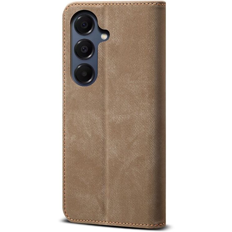 Чехол-книжка с карманами UniCase Jeans Wallet для Samsung Galaxy A37 (A376) - Khaki: фото 6 из 7