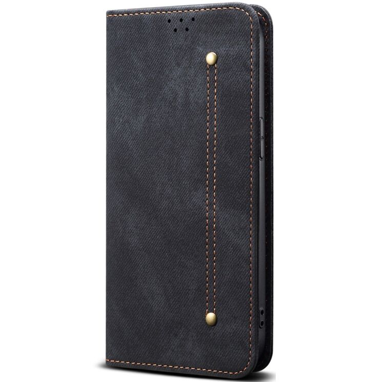 Чохол-книжка з кишеньками UniCase Jeans Wallet для Xiaomi 17 - Black: фото 5 з 7