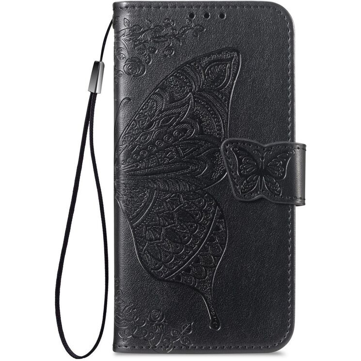 Чохол-книжка з малюнком UniCase Butterfly Pattern для iPhone 18 Pro Max / 17 Pro Max - Black: фото 5 з 9