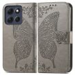 Чехол-книжка с рисунком UniCase Butterfly Pattern для Motorola Moto G86 Power - Grey (385134H)
