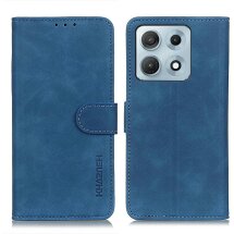 Чехол-книжка с застежкой KHAZNEH Retro Wallet для Motorola Edge 70 Max - Blue: фото 1 из 8