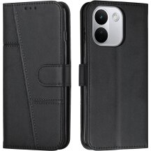 Чехол-книжка с застежкой UniCase Jet Cover для Xiaomi Redmi Note 17 Pro Max / 17 Pro Plus - Black: фото 1 из 10